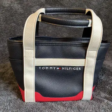 TOMMY HILFIGER 미니 토트백 네이비/빨간색/화이트
