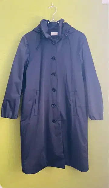 LOUSTIC 후드 부착 다크 네이비 코트