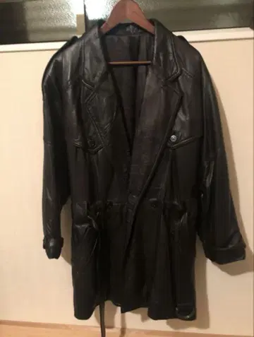 남성용 가죽 코트