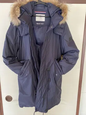 AIGLE 네이비 롱 다운 자켓