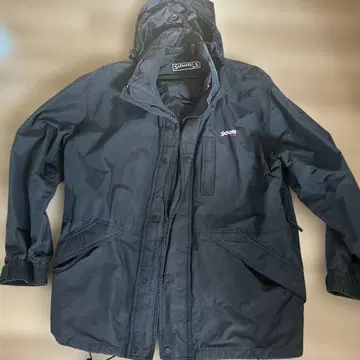Schott 후드 부착 블랙 마운틴 후드티 L