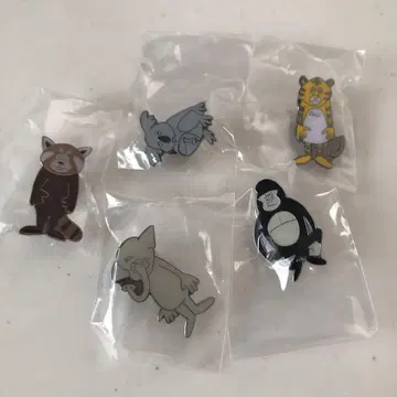 동물원 한정 애니멀 핀 배지