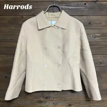 [해롯] Harrods 베이지 더블 브레스트 자켓 S