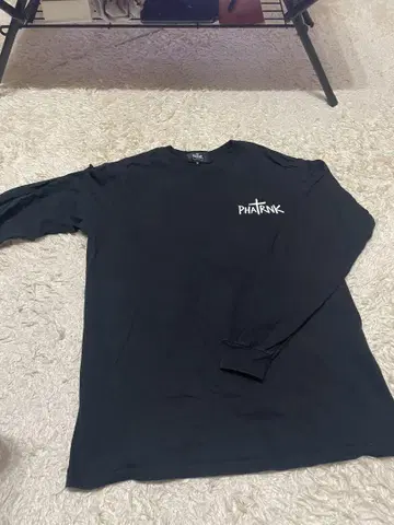 PHATRNK 블랙 긴팔 셔츠