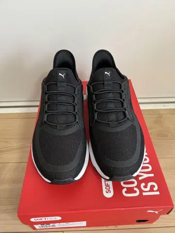 Puma Softride 블랙 스니커즈 25cm