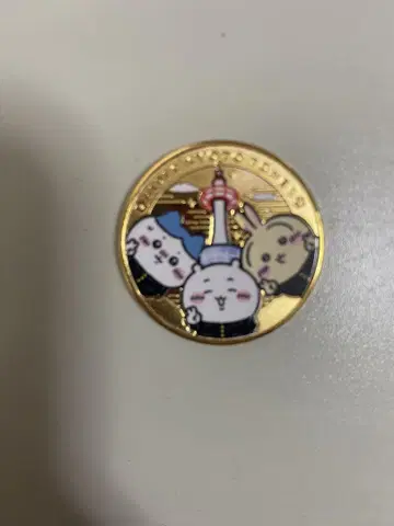 치이카와 (먼작귀) 지역 한정 니덱 교토 타워 기념 메달 브라운