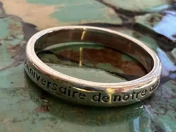 silver925 ete 기념일 반지