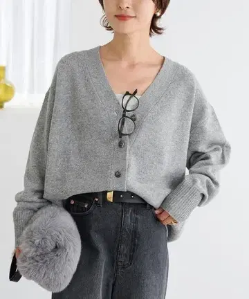 JOURNAL STANDARD relume 해밀턴 울 V넥 가디건