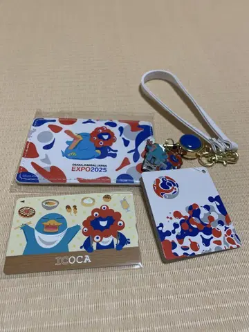 오사카 간사이 박람회 한정판 ICOCA 카드 패스 케이스