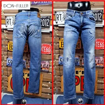 DON THE FULLER 돈 더 풀러 스트레치 리페어 가공 데님 48
