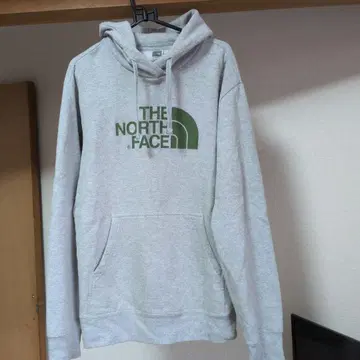 THE NORTH FACE 그레이 후드 부착 후드티 M