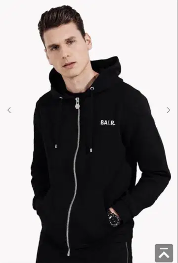 BALR. 보라 지퍼 후드티 Q-SERIES S 사이즈