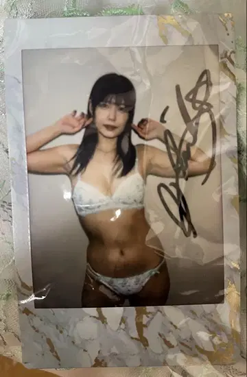 콘노 히카루 오리지널 친필 사인 폴라로이드