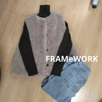 FRAMeWORK 인조 모피 베스트
