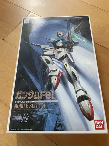 미사용품 1/100 건담 F91 구 키트