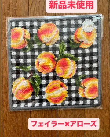 [ 새상품 ] 페이러 유나이티드 애로우즈 별주 피치 복숭아 타월 손수건