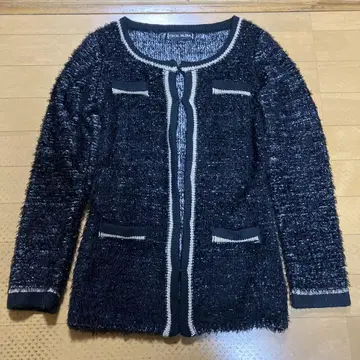 CECI McBEE 프린지 니트 가디건