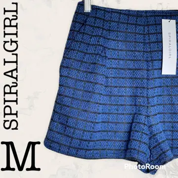 [ SPIRALGIRL ] 스파이럴걸 숏팬츠 M 미사용 새상품 파랑