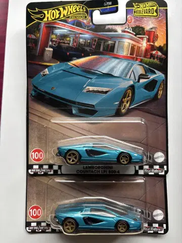 Hot wheels 람보르기니 카운턱 LPI800-4 2대 세트