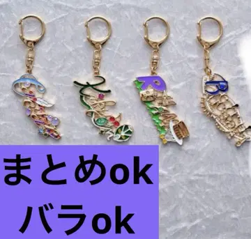 [ JOJO WORLD 3 ] 콜라보 한정판 굿즈 모티브 키링 4 세트