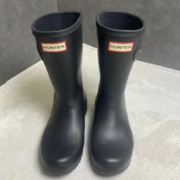 새상품급 HUNTER 헌터 러버 부츠 장화 레인부츠 UK 5 24cm