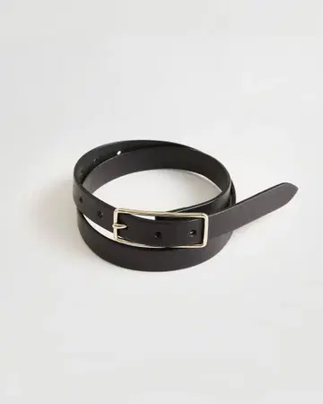 THE SHINZONE SLENDER LEATHER BELT