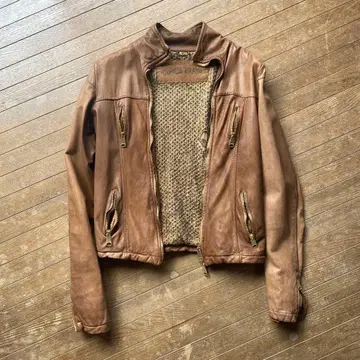 조르지오 브라 레더 재킷