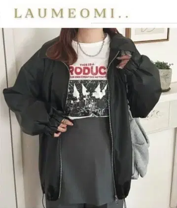 시마무라 omi 인조 가죽 블루종 가죽 자켓 L 사이즈