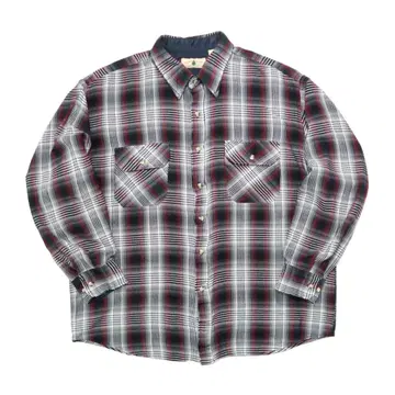 90s NORTHWEST TERRITORY 옴브레 체크 셔츠 구제 의류