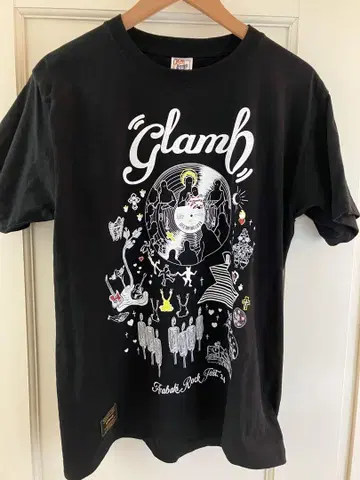 [새상품급] glamd 아라바키 2024 T셔츠 블랙 L사이즈