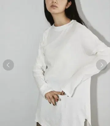 todayful 더블페이스 슬릿 롱 티셔츠