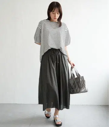 ikka 코튼 볼륨 페치 포함 스카초