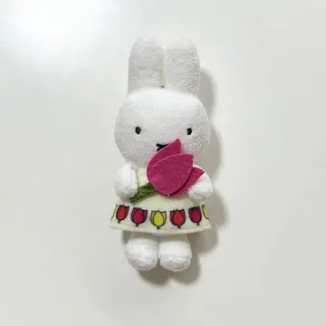 미피 튤립 마스코트 키링 봉제 인형