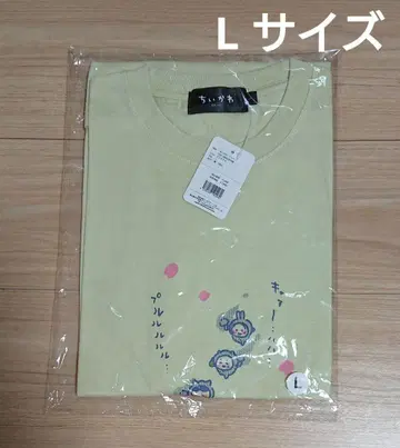 치이카와 T셔츠 비밀결사 콩대복숭아 피스타치오 L사이즈