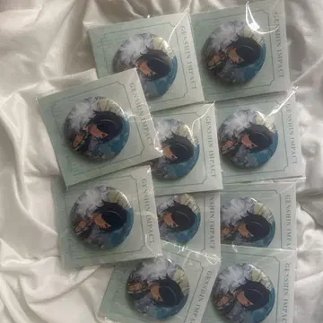 원신 가이아 캔뱃지 10개