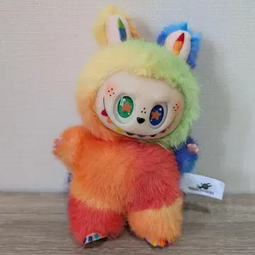 라부부 컬러풀 키링 봉제 인형 LABUBU