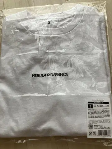 NEBULA ROMANCE 티셔츠 S 사이즈 화이트