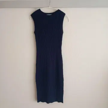 alice McCALL 네이비 슬리브리스 원피스