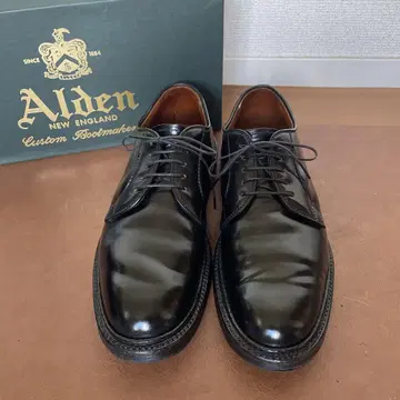 Alden 알든 9901 플레인토 코도반 5.5D 블랙
