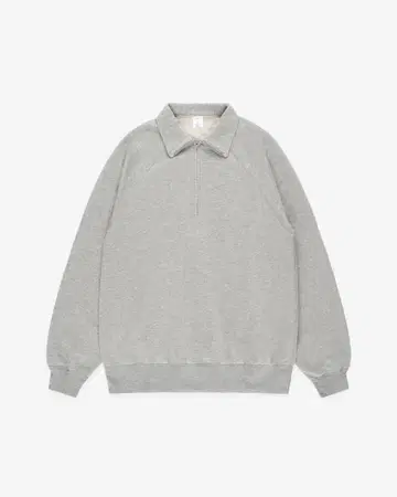 FRONT 11201 Half Zip Sweatshirt 그레이 맨투맨
