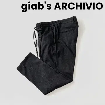 giabs 자브스 마사초 영구 크리즈 워셔블 울 팬츠