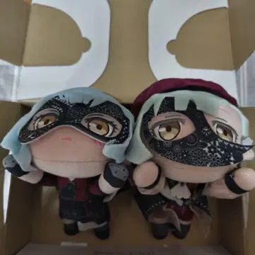 BanG Dream! 누워있는 봉제 인형 마스코트 2종 세트