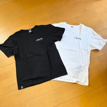 LEAPS 리이푸스 티셔츠 2장 세트 사인 포함