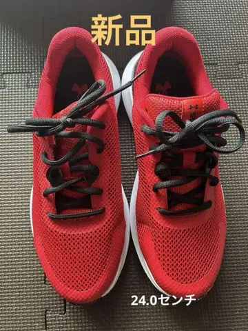 UNDER ARMOUR 스니커즈 24.0cm 레드