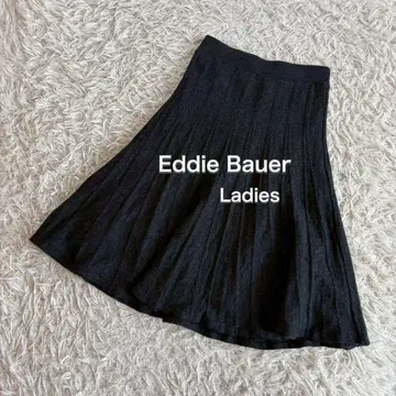 Eddie Bauer 니트 플레어 스커트 무릎 기장 여성용 S