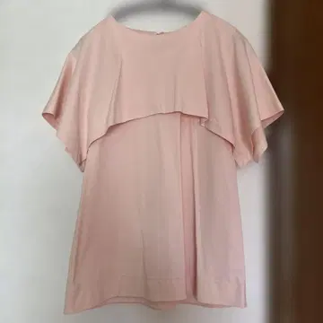 CELFORD 핑크 플레어 슬리브 상의