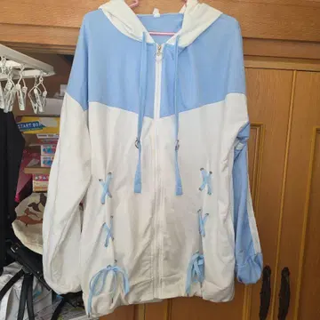 서브컬쳐 후드티 천사계 패션 아노짱 (XL 사이즈)