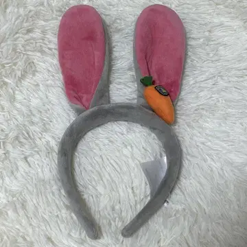 상하이 디즈니 한정판 공식 굿즈 주토피아 닉 주디 머리띠