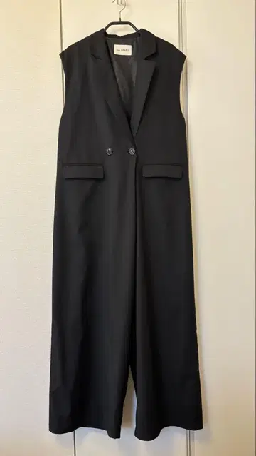 Ray BEAMS 테일러드 칼라 살로펫 올인원 블랙