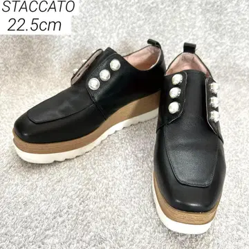 STACCATO 메이지 펄 플랫폼 통굽 신발 22.5